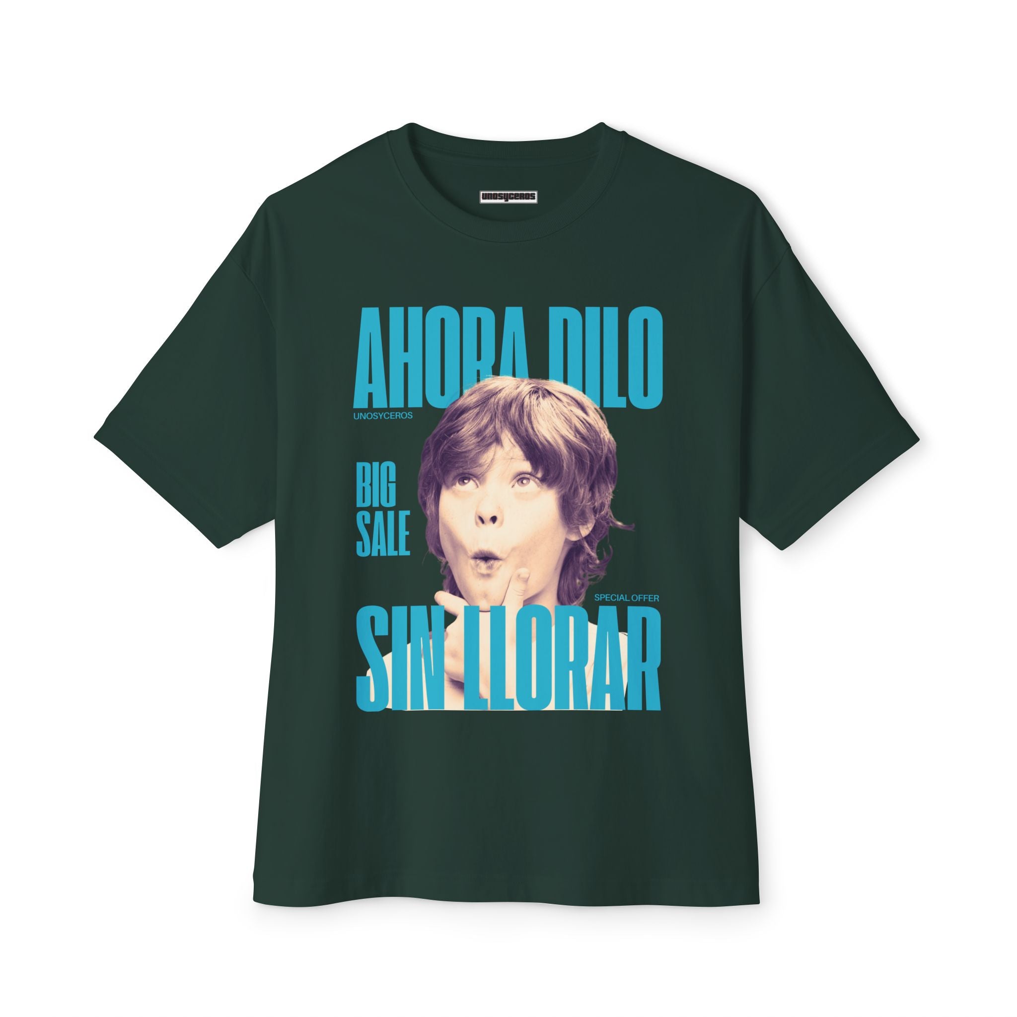 Ahora dilo sin llorar NIÑITO - Unisex Oversized Boxy Tee