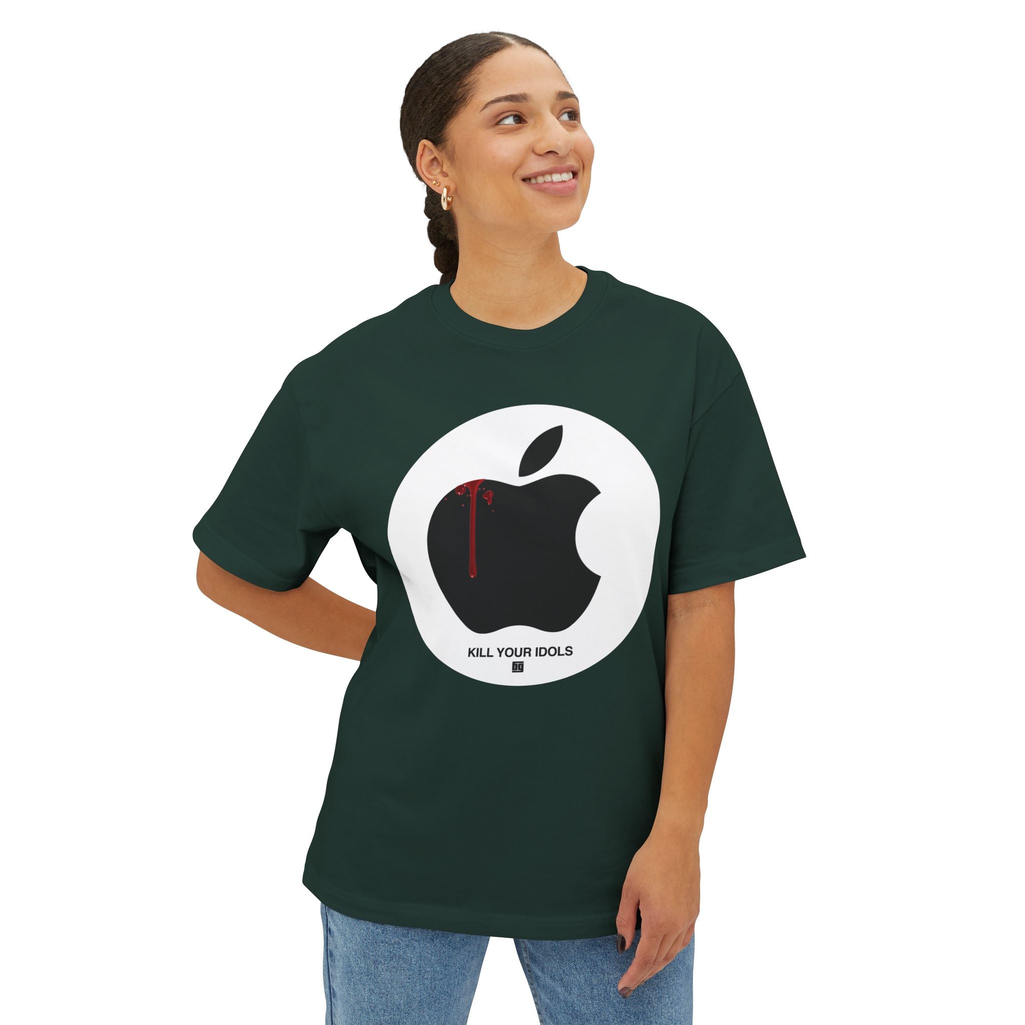 Apple 2 - Unisex Oversized Boxy Tee