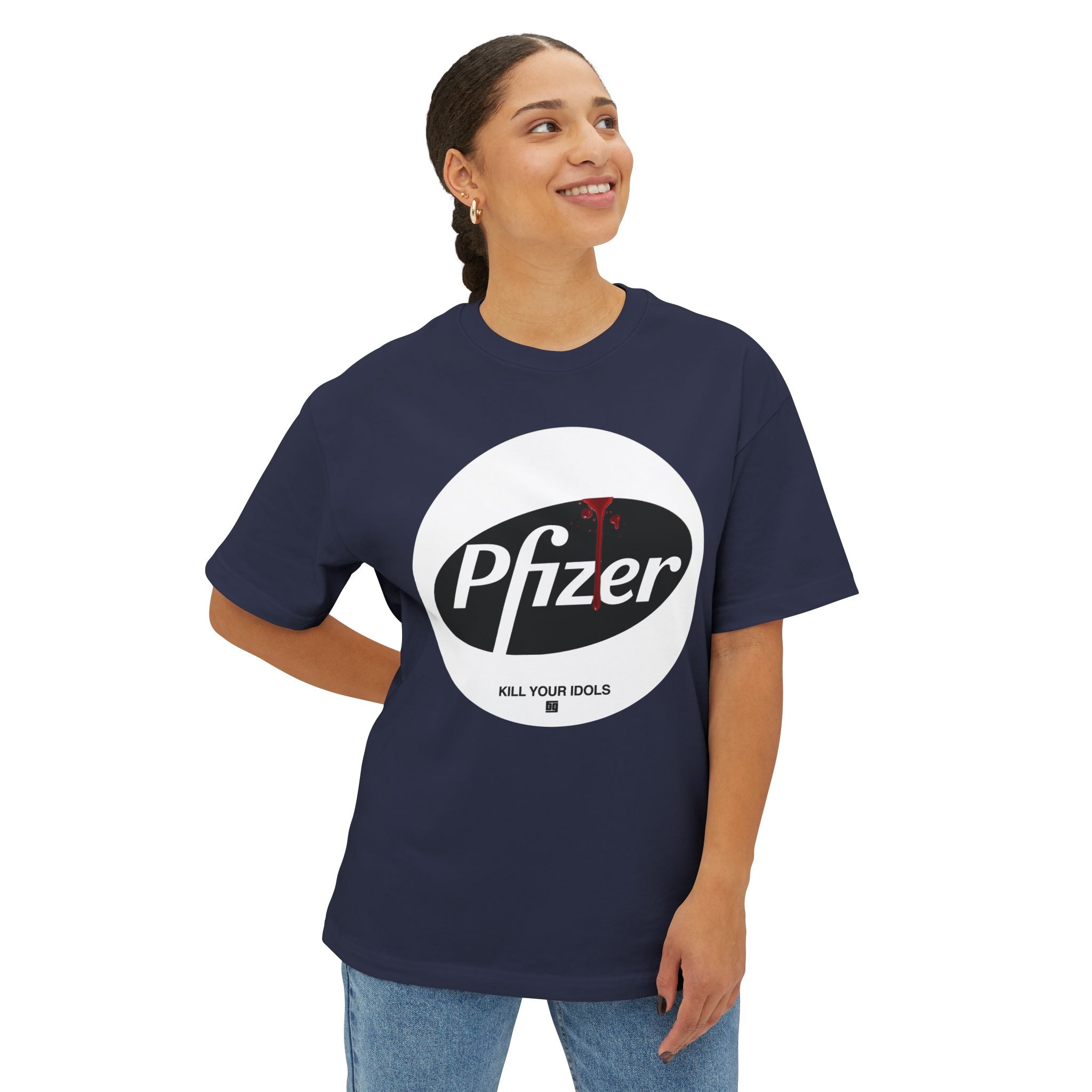 Pfizer 2 - Unisex Oversized Boxy Tee