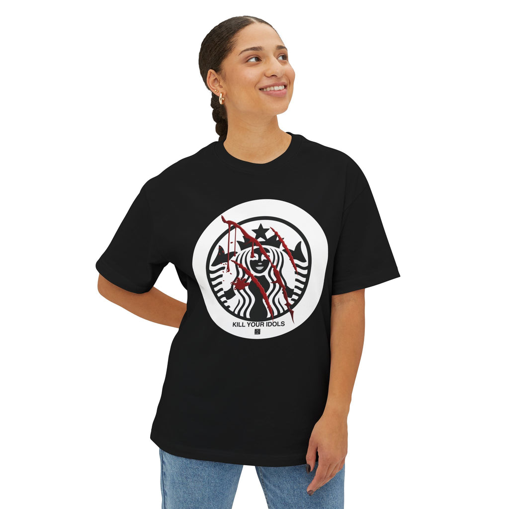 Starbucks 2 - Unisex Oversized Boxy Tee