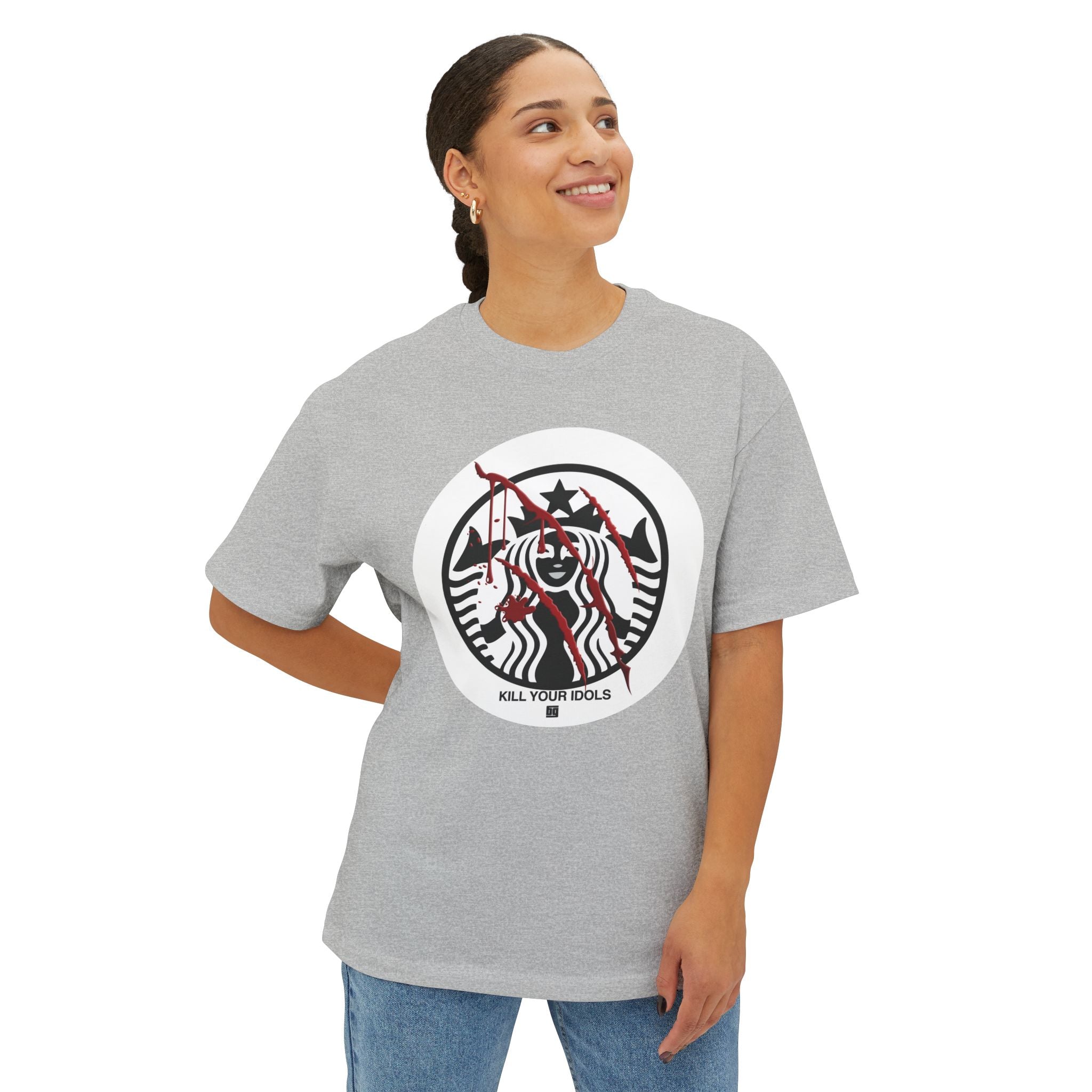 Starbucks 2 - Unisex Oversized Boxy Tee