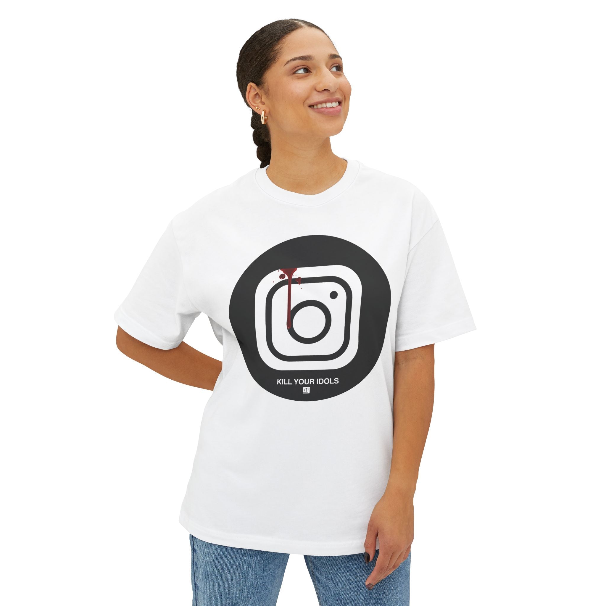 Instagram - Unisex Oversized Boxy Tee