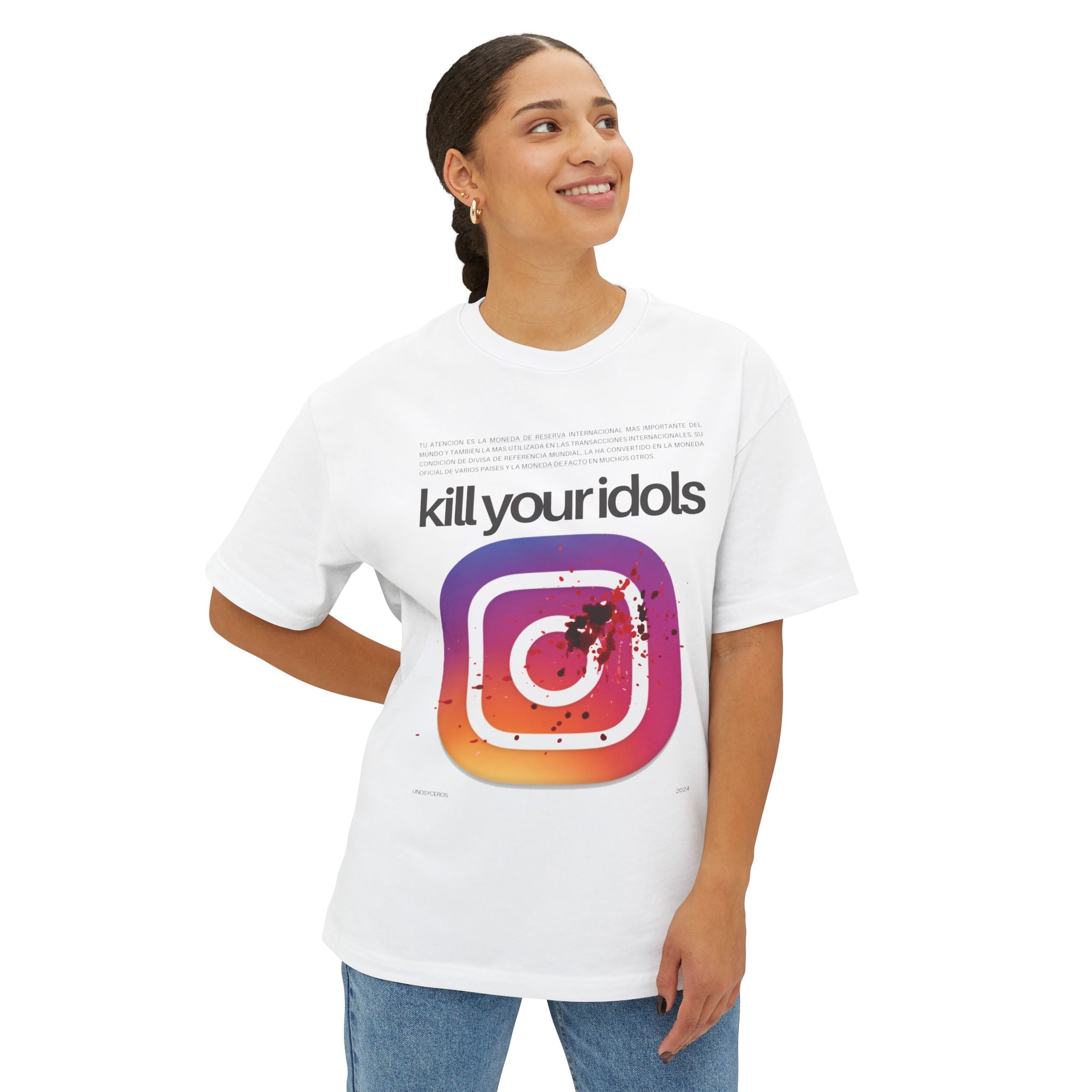 Kill your Idols - Unisex Oversized Boxy Tee