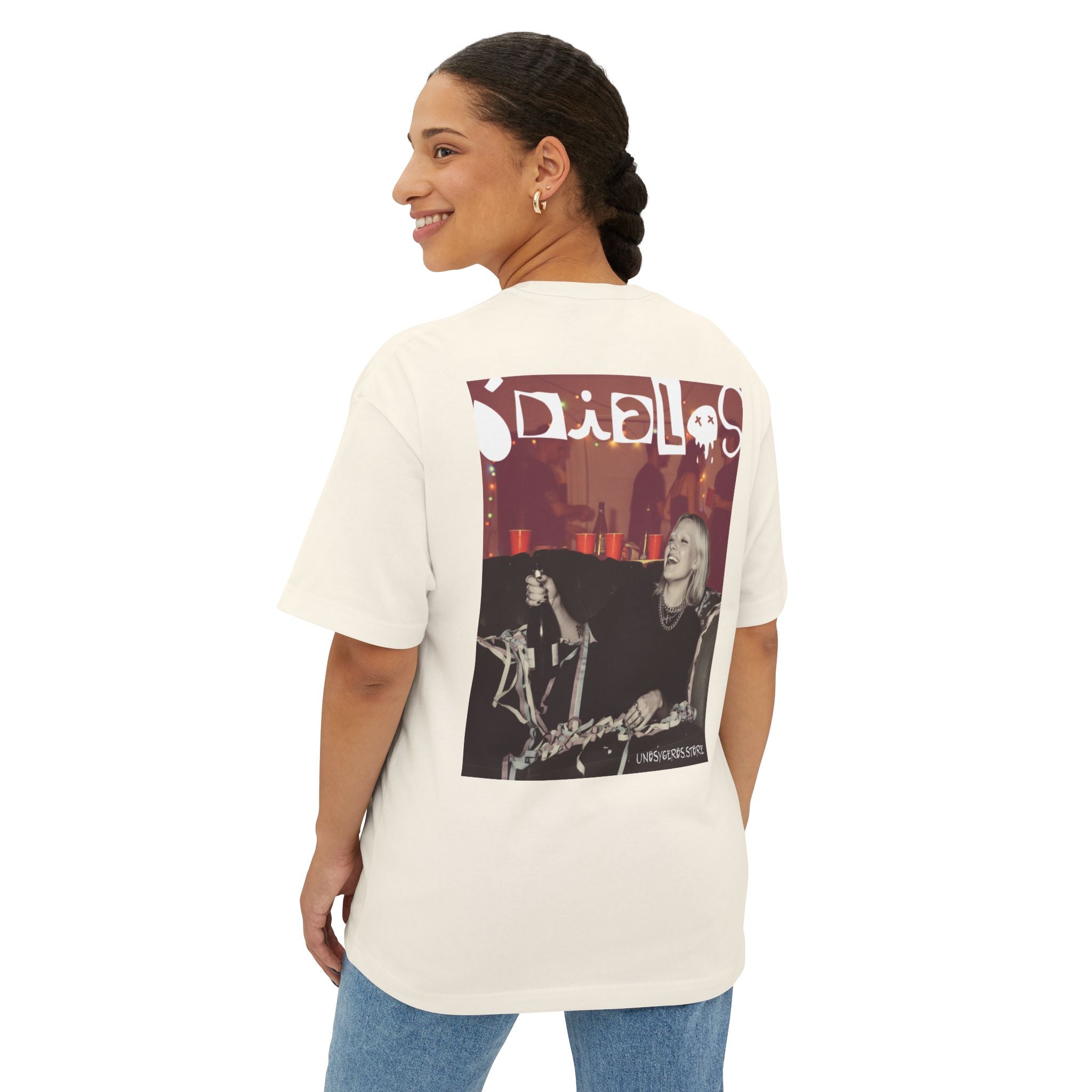 Odia lo falso 1 - Unisex Oversized Boxy Tee