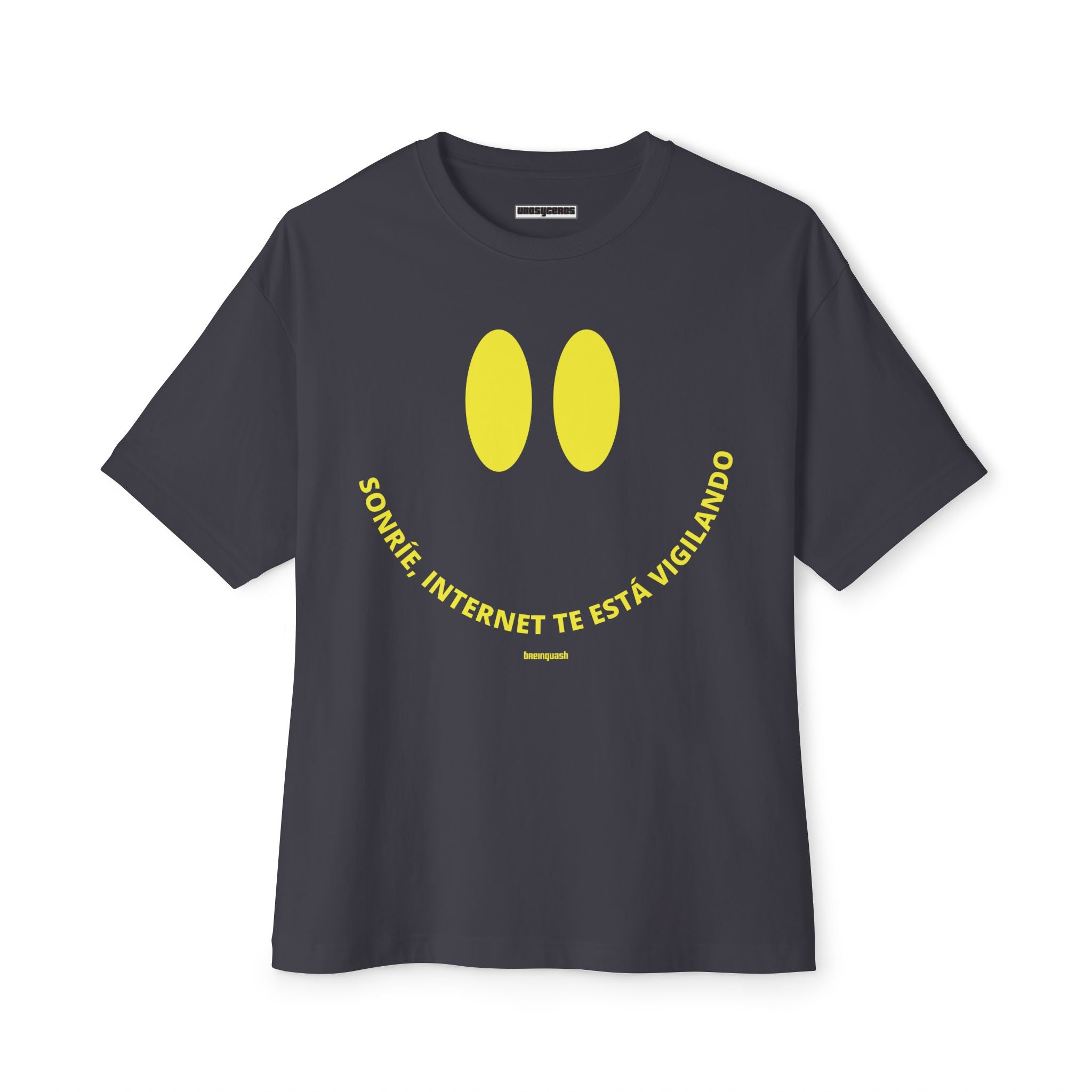 Sonríe, internet te está vigilando 1 - Unisex Oversized Boxy Tee