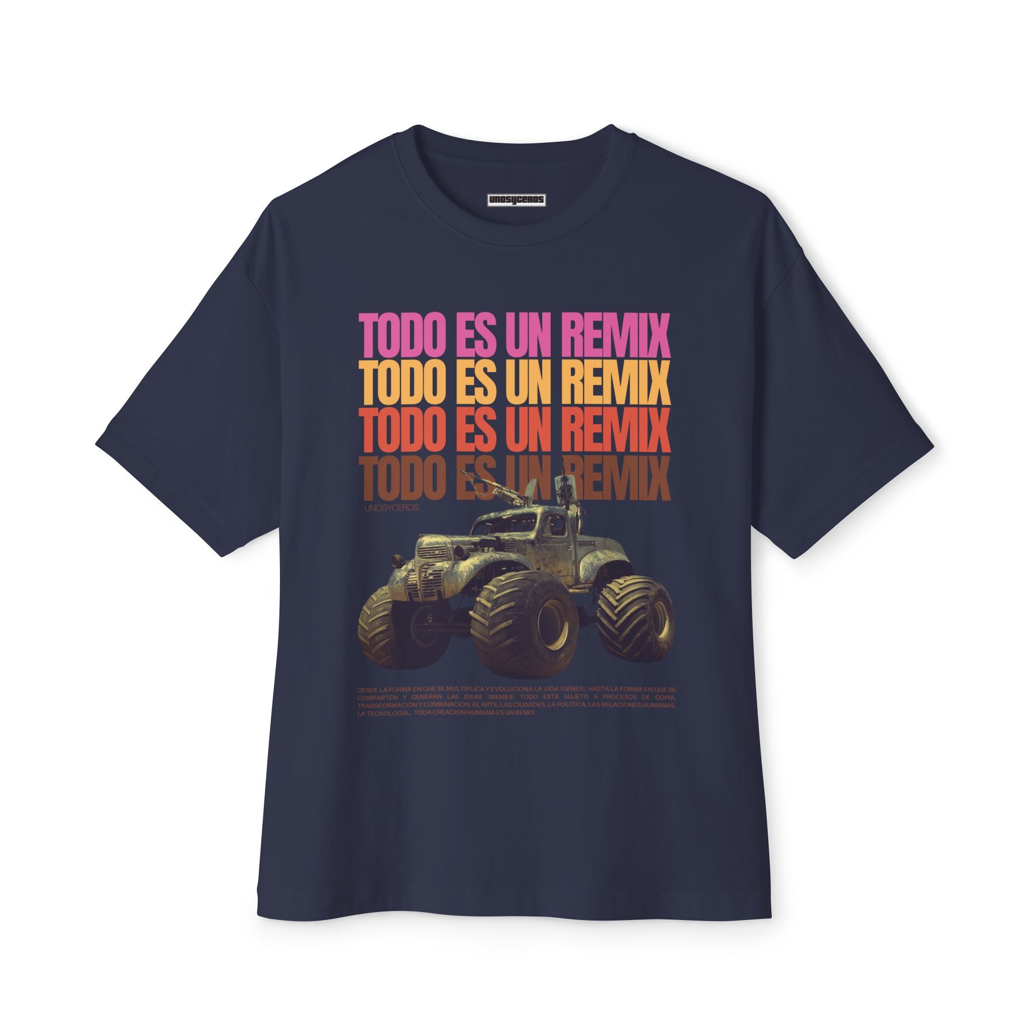 Todo es un Remix 1 - Unisex Oversized Boxy Tee