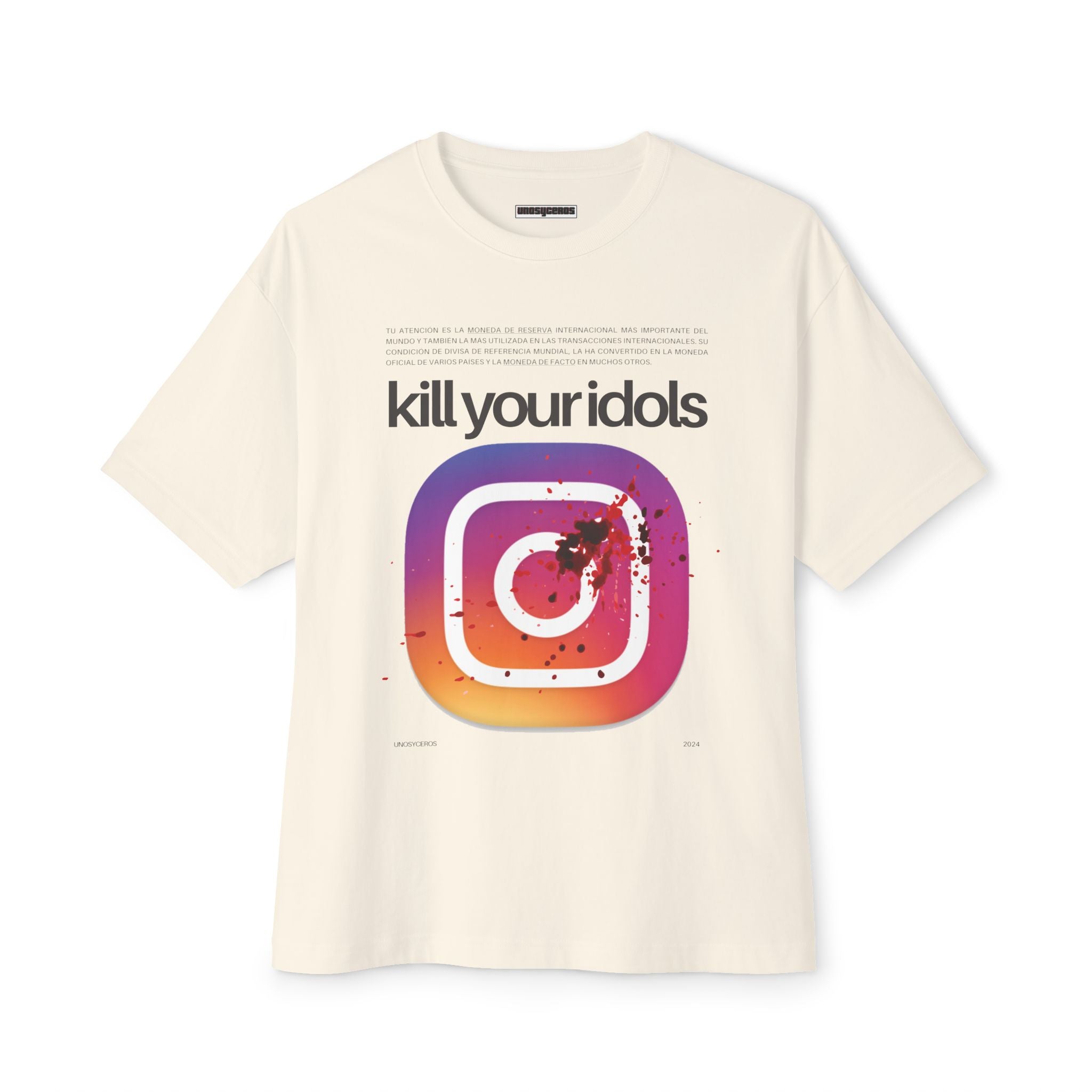 Kill your Idols - Unisex Oversized Boxy Tee