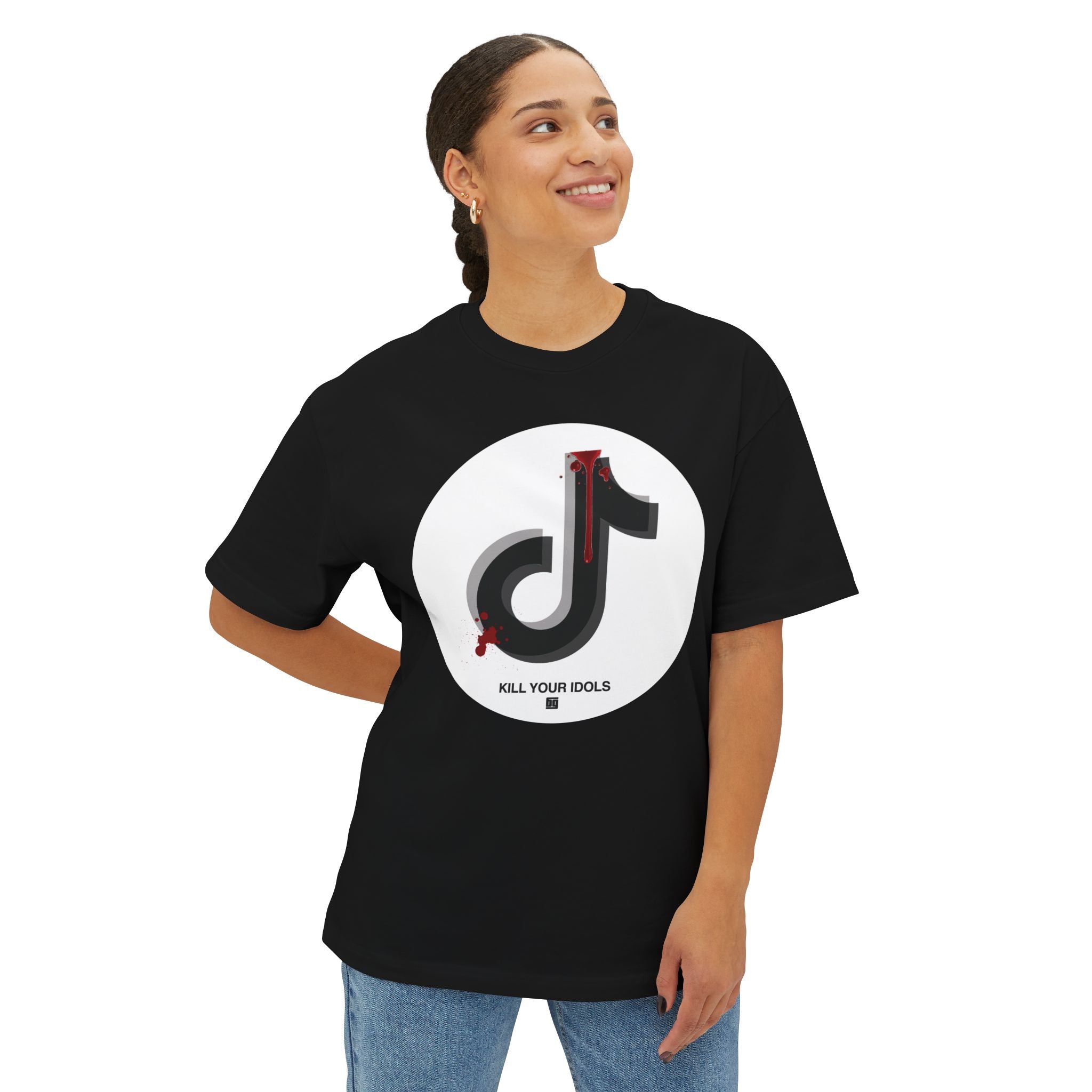 TikTok 2 - Unisex Oversized Boxy Tee